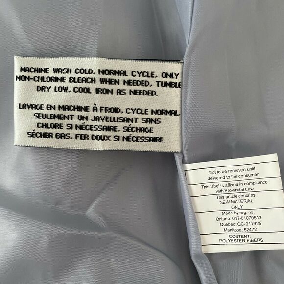 Via Spiga Womens Quilted Cargo Jacket Front Pockets Moonstone Grey M Medium - Picture 6 of 9